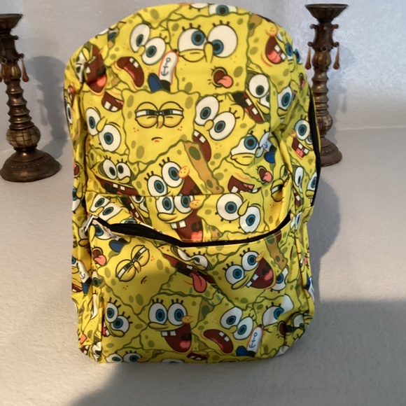Nickelodeon SpongeBob SquarePants BookBag, Color Multi Color NWT - Picture 1 of 2